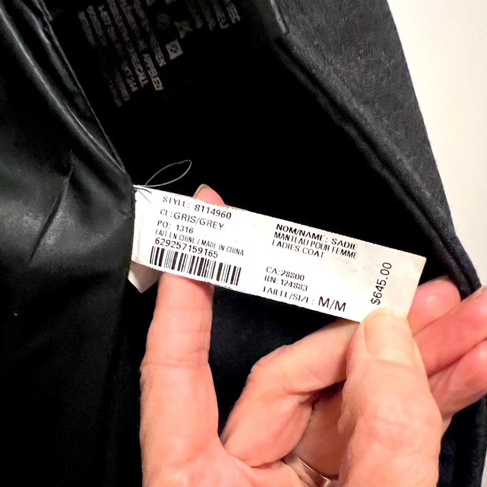 BNWOT RUDSAK Coat size medium - Picture 6 of 7